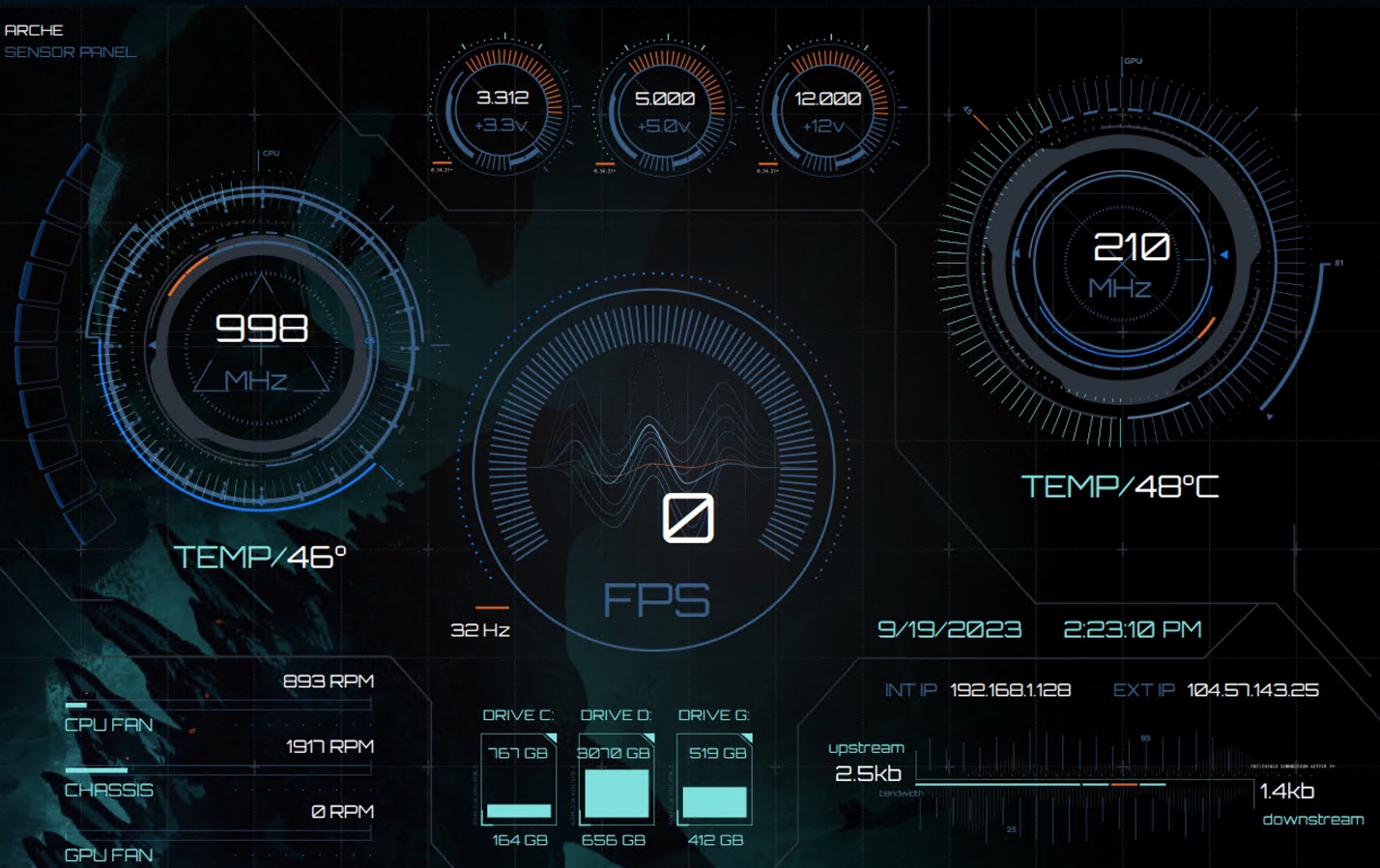 Arche Skin 1280 x 800 PC SENSE